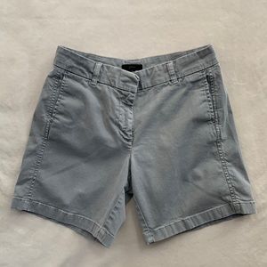 J. Crew 7” chino grey shorts, size 4